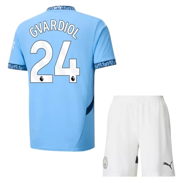 Completo calcio Manchester City Gvardiol 24 Bambino Primo 2024/25