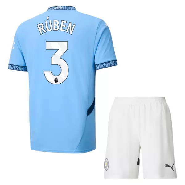 Completo calcio Manchester City Rúben 3 Bambino Primo 2024/25