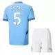 Completo calcio Manchester City Stones 5 Bambino Primo 2024/25