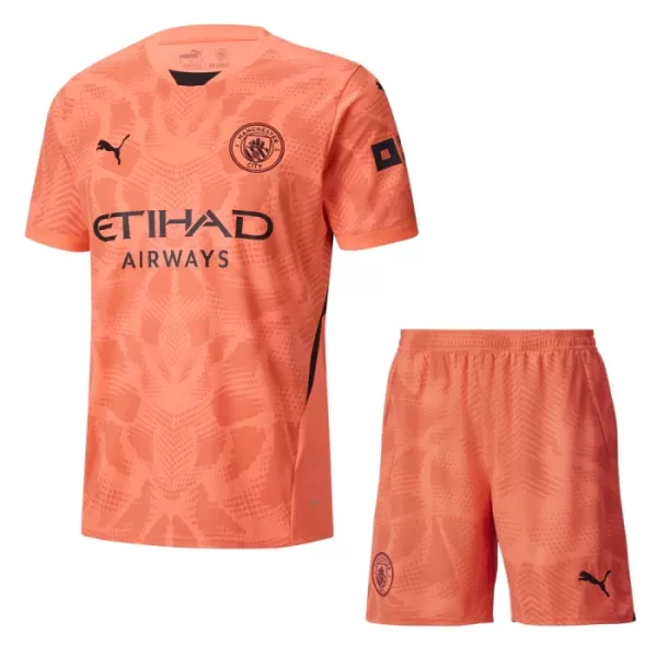 Completo calcio Portiere Manchester City Bambino Secondo 2024/25