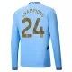 Maglia Manchester City Champions 24 Uomo Primo 2024/25 Maniche Lunghe