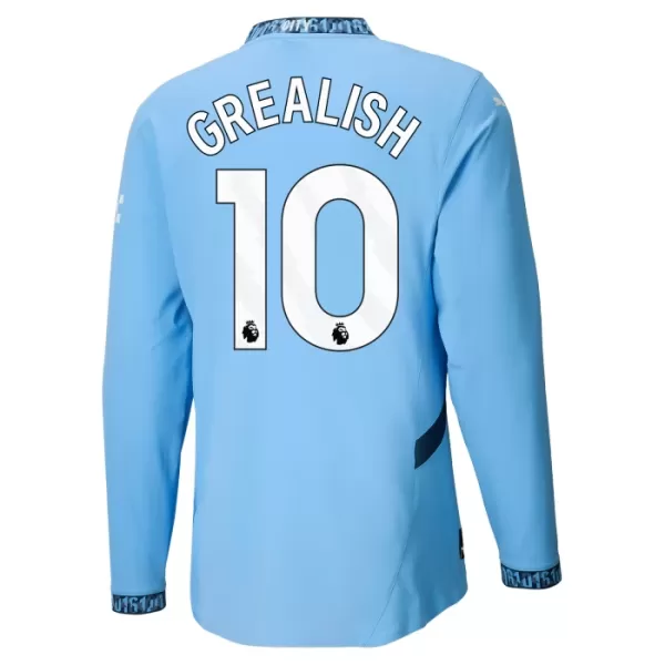 Maglia Manchester City Grealish 10 Uomo Primo 2024/25 Maniche Lunghe