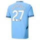 Maglia Manchester City Matheus Nunes 27 Uomo Primo 2024/25