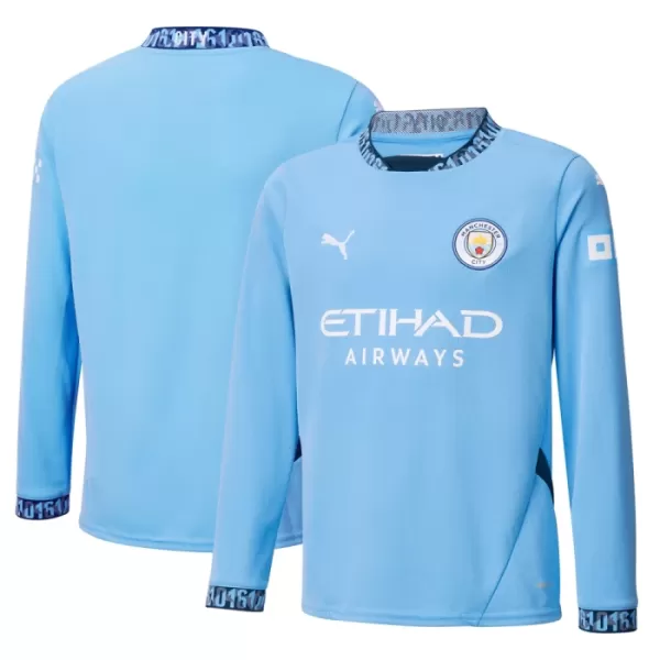 Maglia Manchester City Uomo Primo 2024/25 Maniche Lunghe