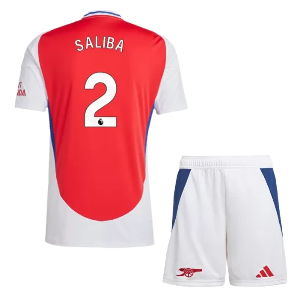 Completo calcio Arsenal Saliba 2 Bambino Primo 2024/25