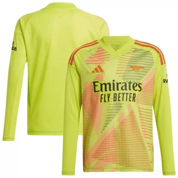 Maglia Portiere Arsenal Uomo Primo 2024/25 Maniche Lunghe