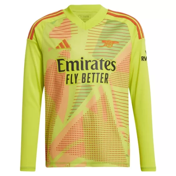 Maglia Portiere Arsenal Uomo Primo 2024/25 Maniche Lunghe