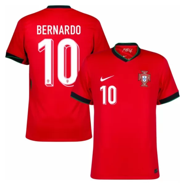 Maglia Portogallo Bernardo 10 Uomo Primo Euro 2024