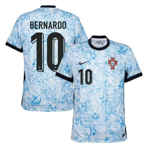 Maglia Portogallo Bernardo 10 Uomo Secondo Euro 2024