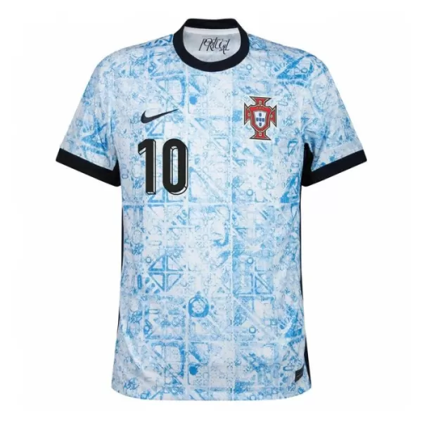 Maglia Portogallo Bernardo 10 Uomo Secondo Euro 2024