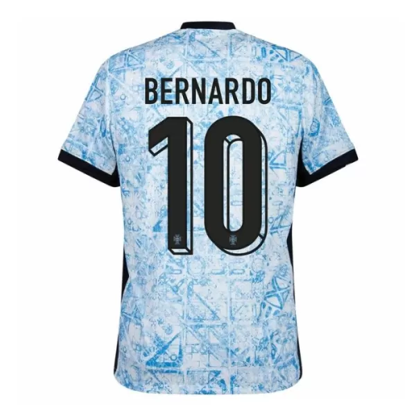 Maglia Portogallo Bernardo 10 Uomo Secondo Euro 2024