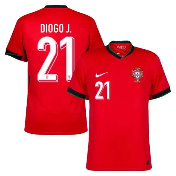 Maglia Portogallo Diogo J. 21 Uomo Primo Euro 2024