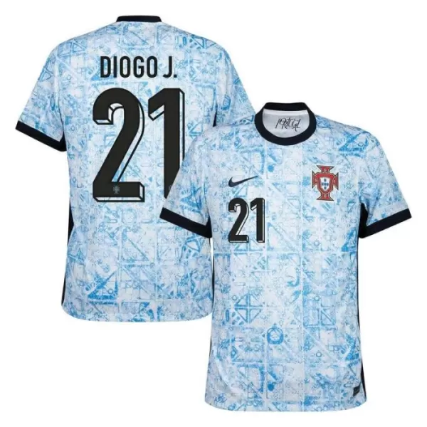 Maglia Portogallo Diogo J. 21 Uomo Secondo Euro 2024