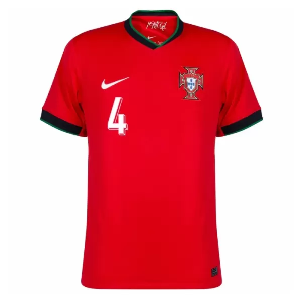 Maglia Portogallo Rúben Dias 4 Uomo Primo Euro 2024