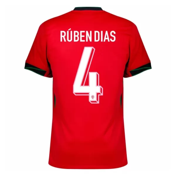 Maglia Portogallo Rúben Dias 4 Uomo Primo Euro 2024