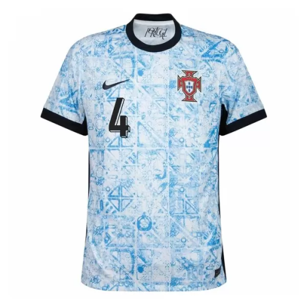 Maglia Portogallo Rúben Dias 4 Uomo Secondo Euro 2024