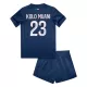 Completo calcio Paris Saint-Germain Kolo Muani 23 Bambino Primo 2024/25