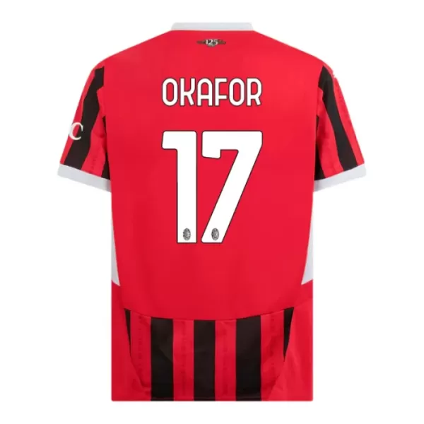 Completo calcio AC Milan Okafor 17 Bambino Primo 2024/25