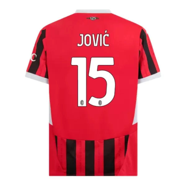 Maglia AC Milan Jovic 15 Uomo Primo 2024/25