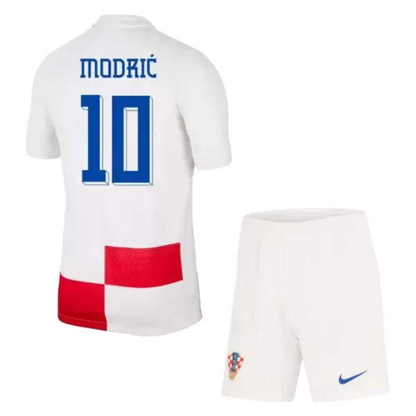 Completo calcio Croazia Modrić 10 Bambino Primo Euro 2024