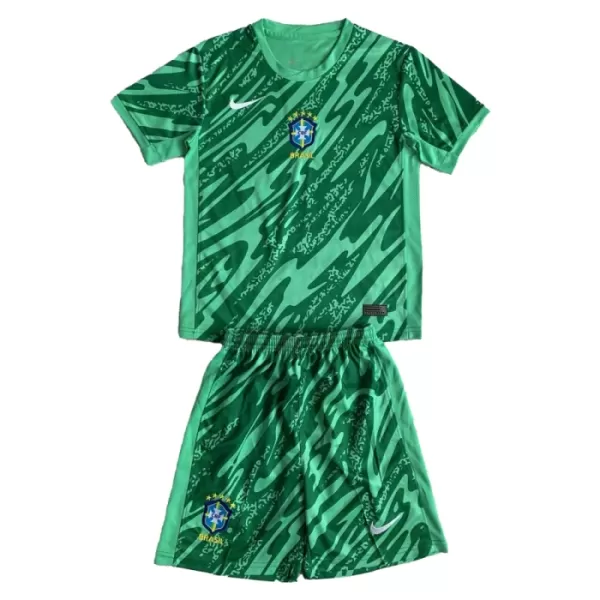 Completo calcio Portiere Brasile Bambino 2024 Verde