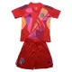 Completo calcio Portiere Italia Bambino Euro 2024 Rossa