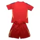 Completo calcio Portiere Italia Bambino Euro 2024 Rossa