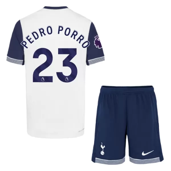 Completo calcio Tottenham Hotspur Pedro Porro 23 Bambino Primo 2024/25