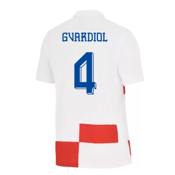 Maglia Croazia Gvardiol 4 Uomo Primo Euro 2024