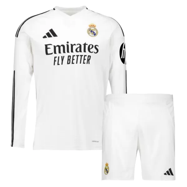 Completo calcio Real Madrid Bambino Primo 2024/25 Maniche Lunghe