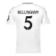 Completo calcio Real Madrid Bellingham 5 Bambino Primo 2024/25