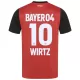 Completo calcio Bayer Leverkusen Florian Wirtz 10 Bambino Primo 2024/25