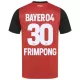 Completo calcio Bayer Leverkusen Jeremie Frimpong 30 Bambino Primo 2024/25