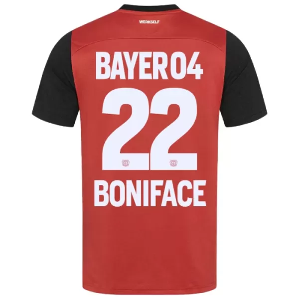 Completo calcio Bayer Leverkusen Victor Boniface 22 Bambino Primo 2024/25