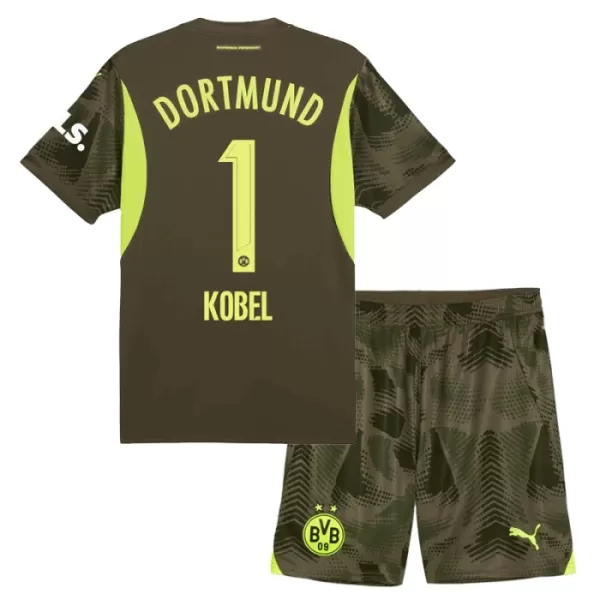 Completo calcio Portiere Borussia Dortmund Kobel 1 Bambino Secondo 2024/25