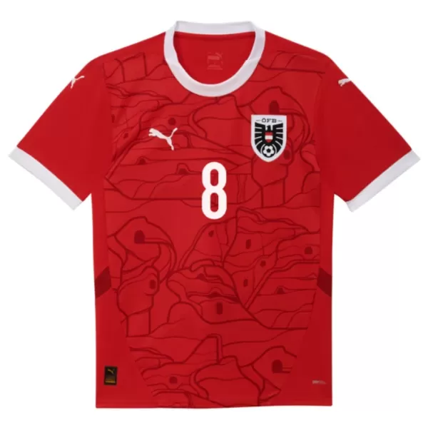 Maglia Austria Alaba 8 Uomo Primo Euro 2024