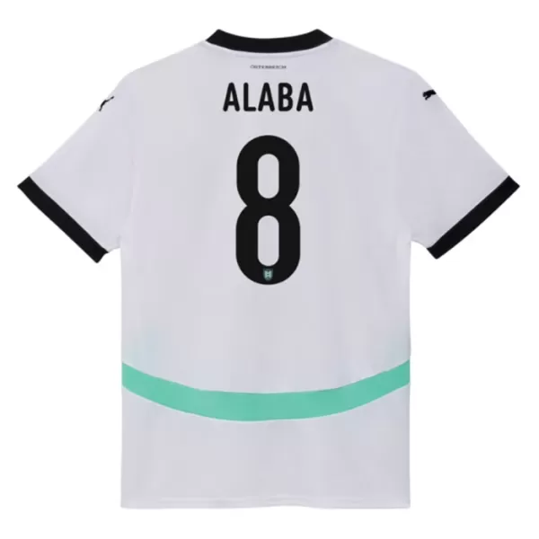 Maglia Austria Alaba 8 Uomo Secondo Euro 2024