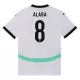 Maglia Austria Alaba 8 Uomo Secondo Euro 2024