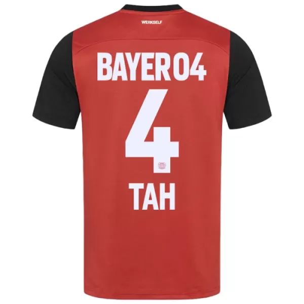 Maglia Bayer Leverkusen Jonathan Tah 4 Uomo Primo 2024/25