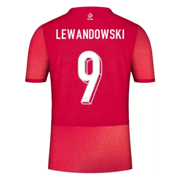 Maglia Polonia Lewandowski 9 Uomo Secondo Euro 2024