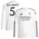 Maglia Real Madrid Bellingham 5 Uomo Primo 2024/25 Maniche Lunghe