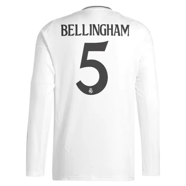 Maglia Real Madrid Bellingham 5 Uomo Primo 2024/25 Maniche Lunghe