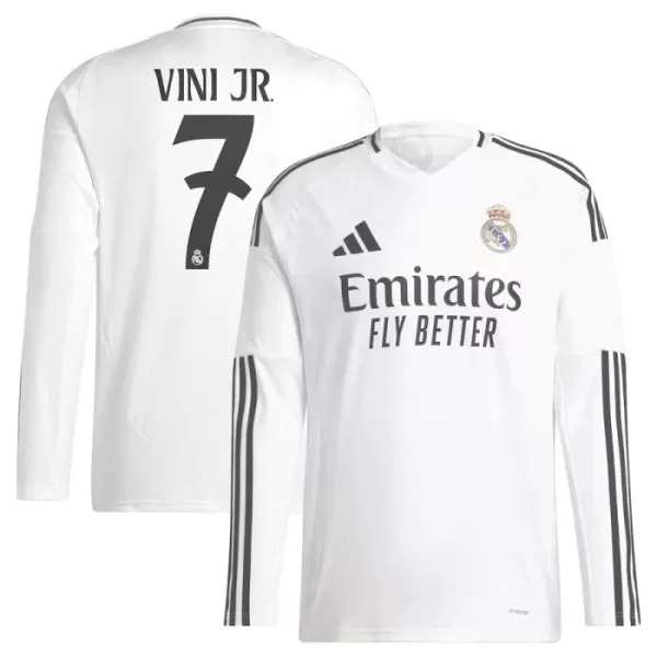 Maglia Real Madrid Vini JR 7 Uomo Primo 2024/25 Maniche Lunghe