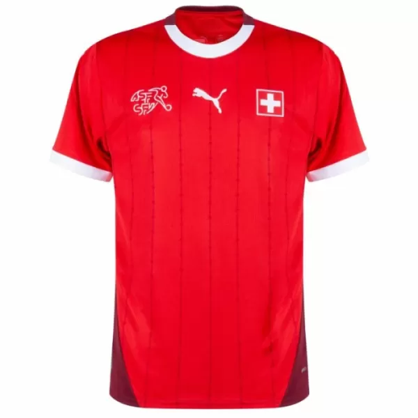 Maglia Svizzera Xhaka 10 Uomo Primo Euro 2024