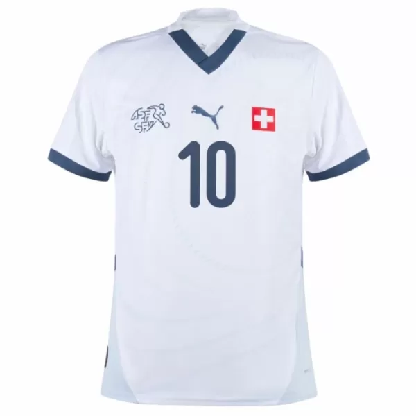 Maglia Svizzera Xhaka 10 Uomo Secondo Euro 2024