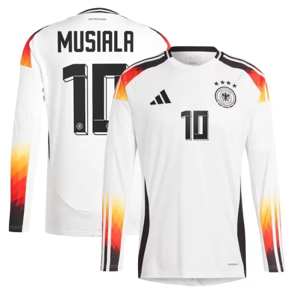 Maglia Germania Musiala 10 Uomo Primo Euro 2024 Maniche Lunghe