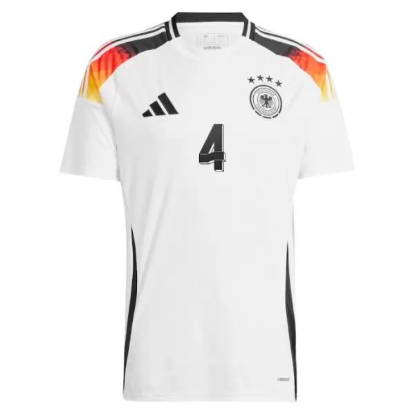 Maglia Germania Tah 4 Uomo Primo Euro 2024