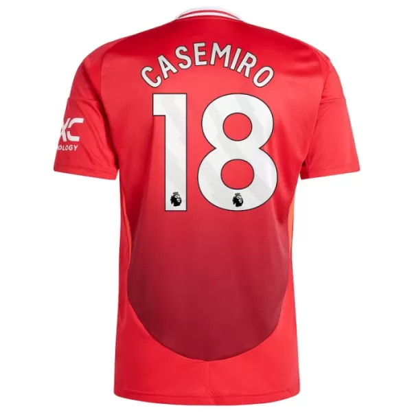 Completo calcio Manchester United Casemiro 18 Bambino Primo 2024/25