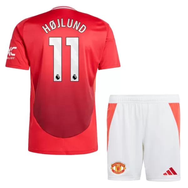 Completo calcio Manchester United Højlund 11 Bambino Primo 2024/25