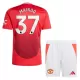 Completo calcio Manchester United Mainoo 37 Bambino Primo 2024/25